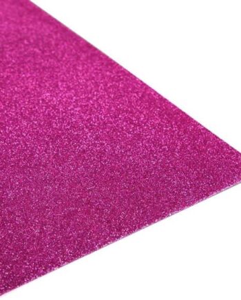 GLITTER LARGE FOAM SHEETS HOT PINK PEEL&STICK 23.5"X15