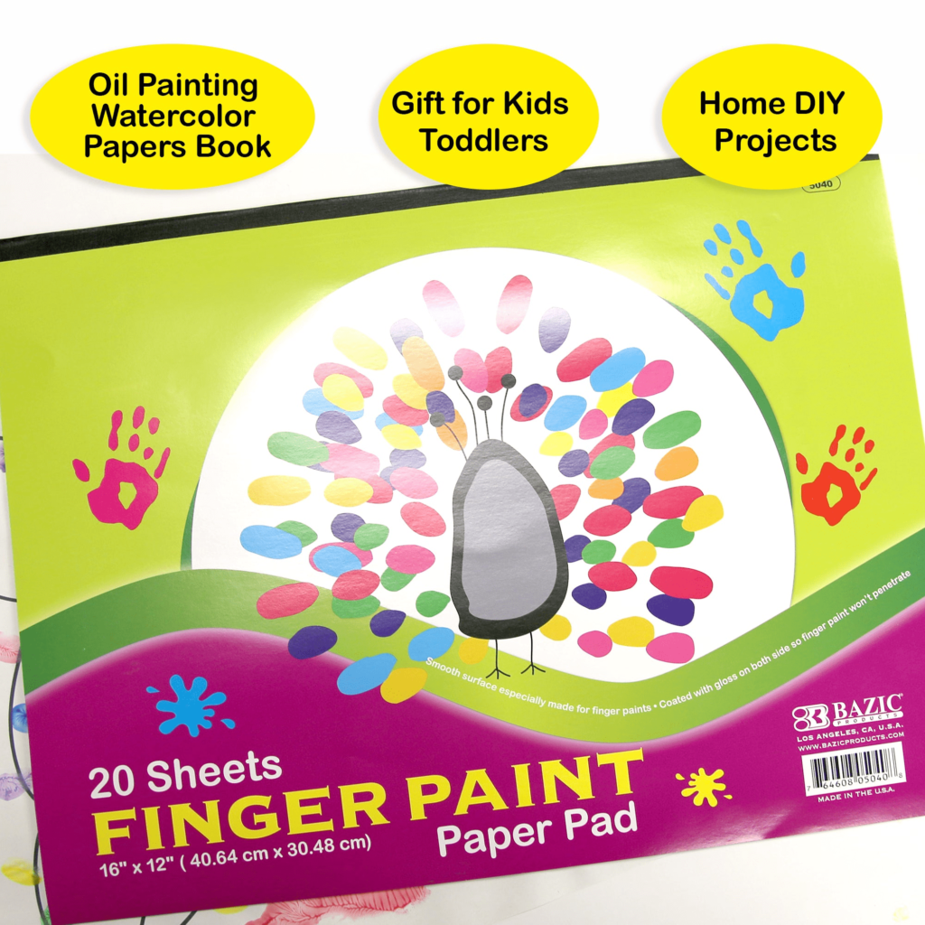 20 Ct 16 X 12 Finger Paint Paper Pad SXM DIY Superstore   BAZ5040 1024x1024 