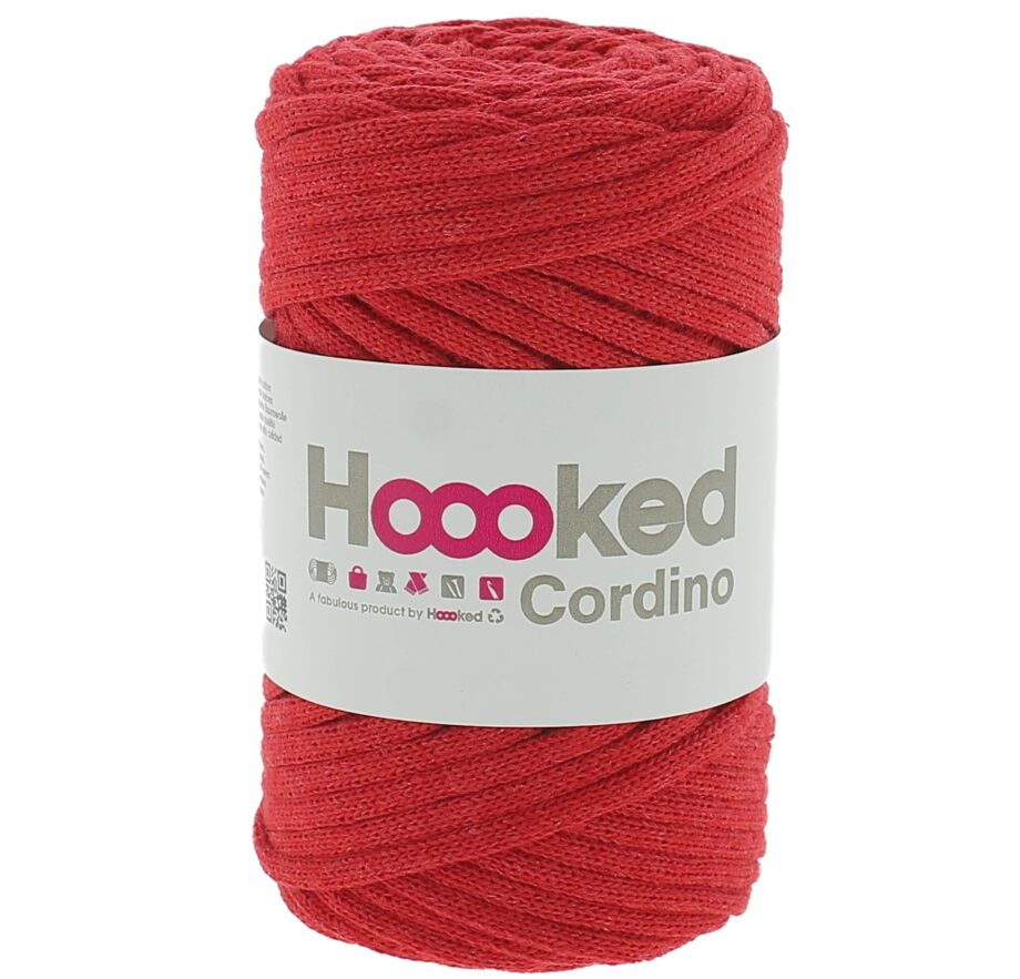 Hoooked Cordino Yarn-Lipstick Red