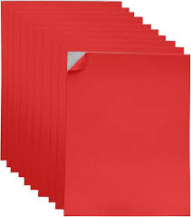 specialty - self adhesive foam sheets - 12 x 12 - red (2mm)