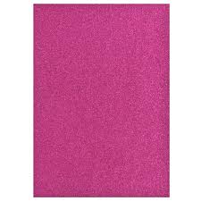 GLITTER FOAM SHEETS PEEL&STICK 3PC HOT PINK 9"X12" 2MM