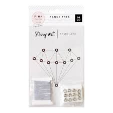TEMPLATE - PE - FANCY FREE - STRING ART - DIAMOND (14 PIECE)