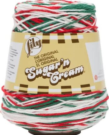 Lily Sugar'n Cream Yarn - Cones-Mistletoe
