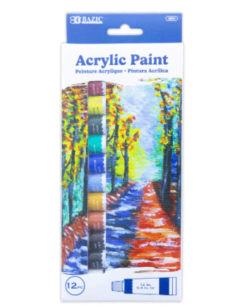 Acrylic Paint 12 Color 0.4 FL OZ (12 mL)