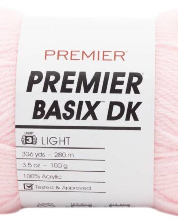 Premier Yarns Basix DK Yarn-Ballet Pink