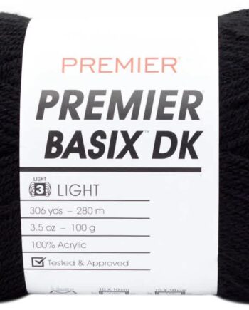 Premier Yarns Basix DK Yarn-Black